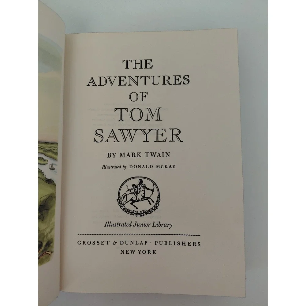 Adventures of Tom Sawyer‎ 1946– Grosset & Dunlap Vintage Hardcover Classic